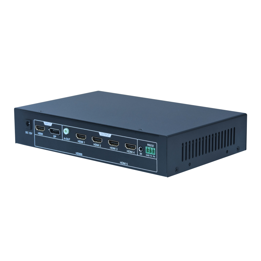 TK-M6 4K拼接器后侧图