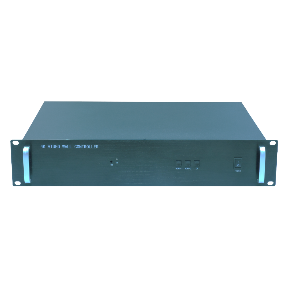 4K异形拼接处理器2U机箱正前方