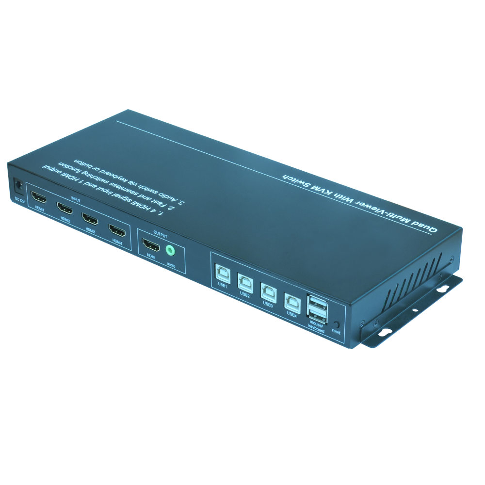 TK-MT41 高清画面分割器后侧方图