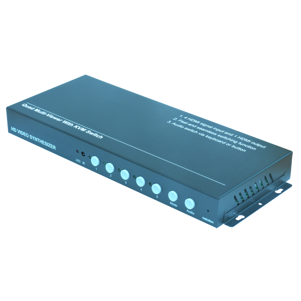 TK-MT41 高清画面分割器前侧方图片