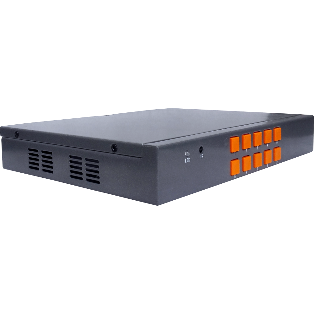TK-FH21高清VGA HDMI二画面分割器前侧方