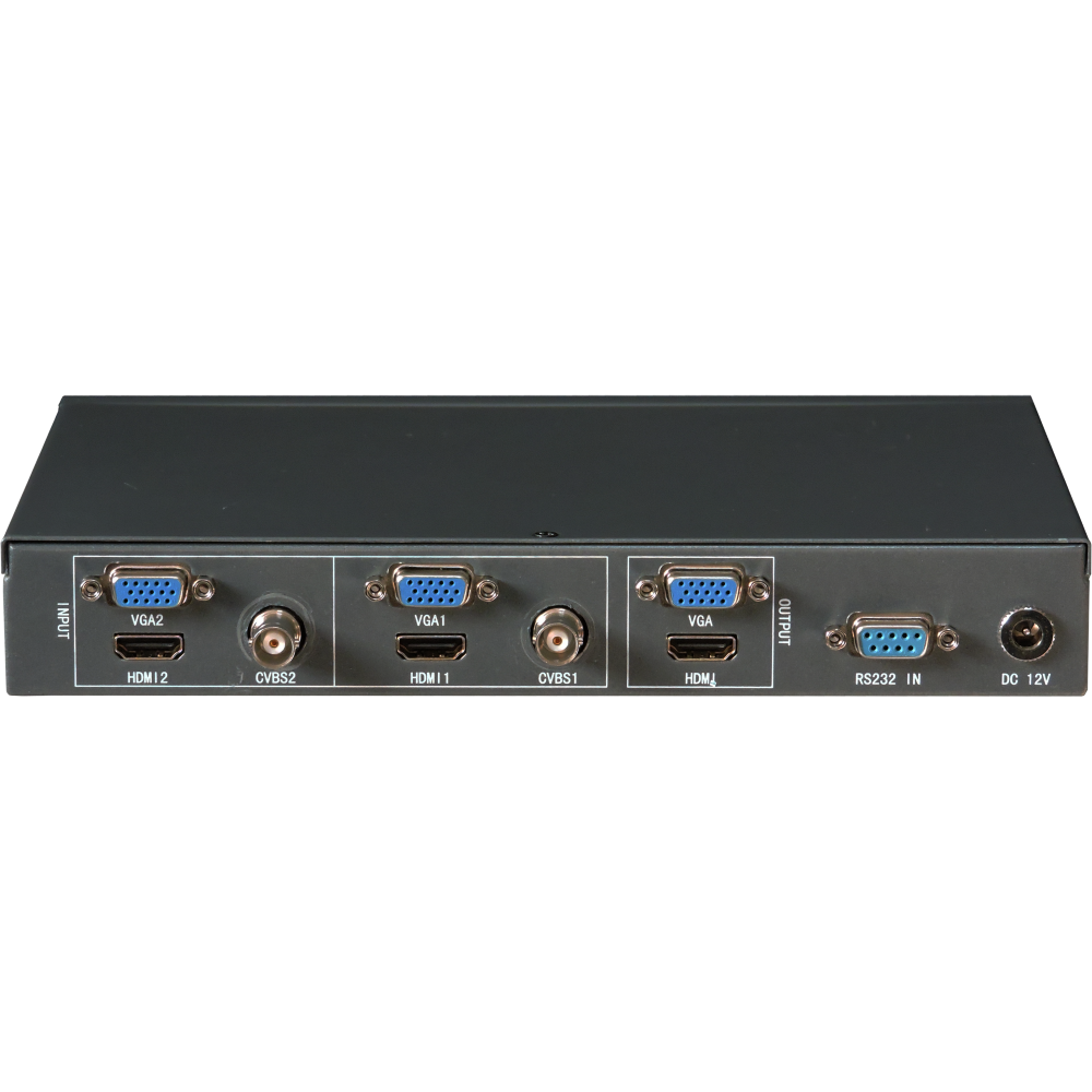 TK-FH21高清VGA HDMI二画面分割器后方