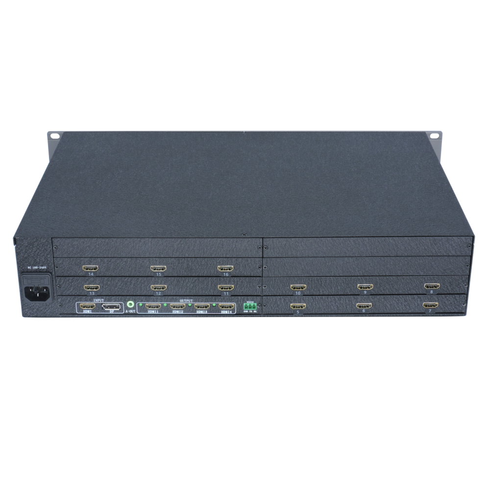 TK-M系列4K60HZ拼接器后图