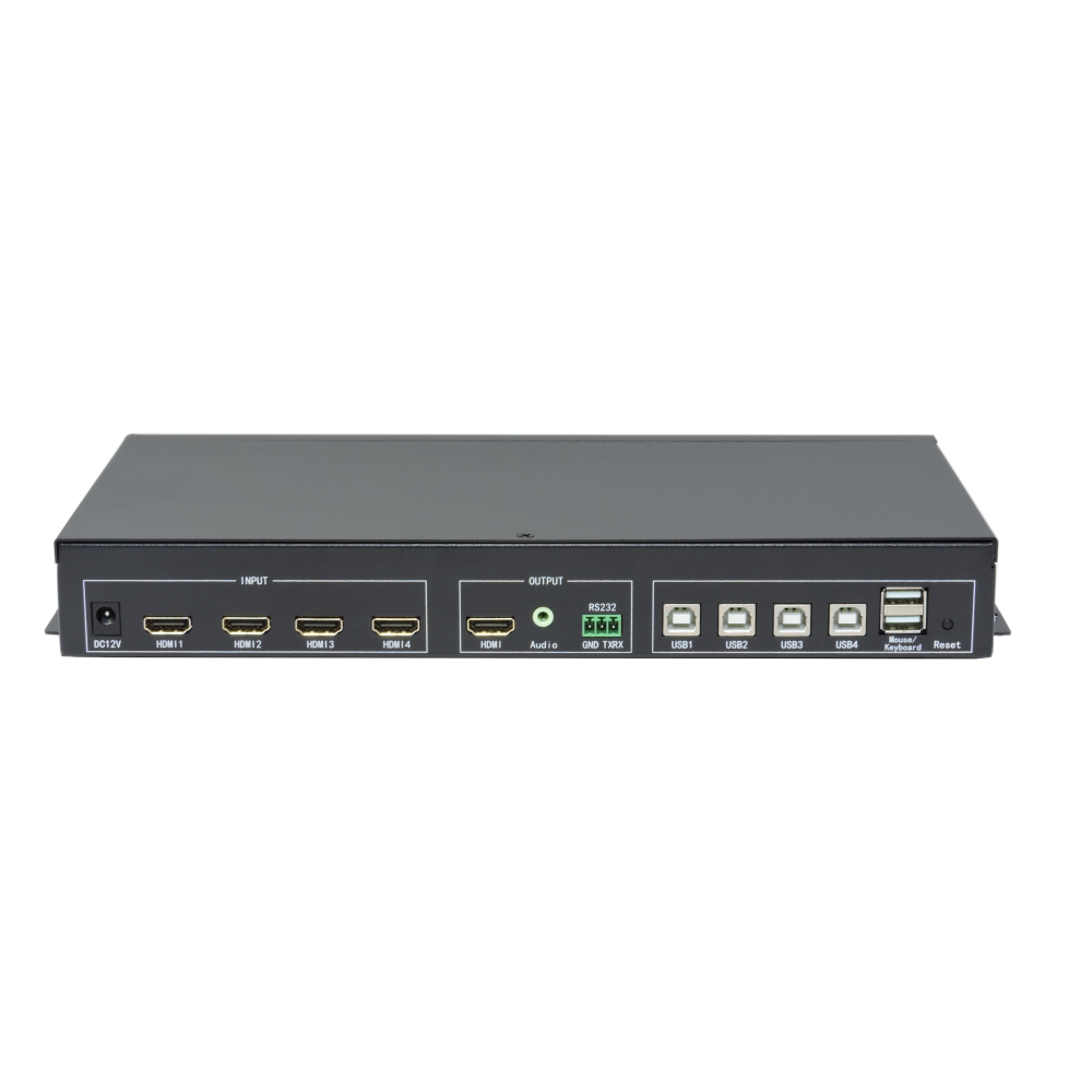 TK-FT4000 4K KVM四画面分割器接口图